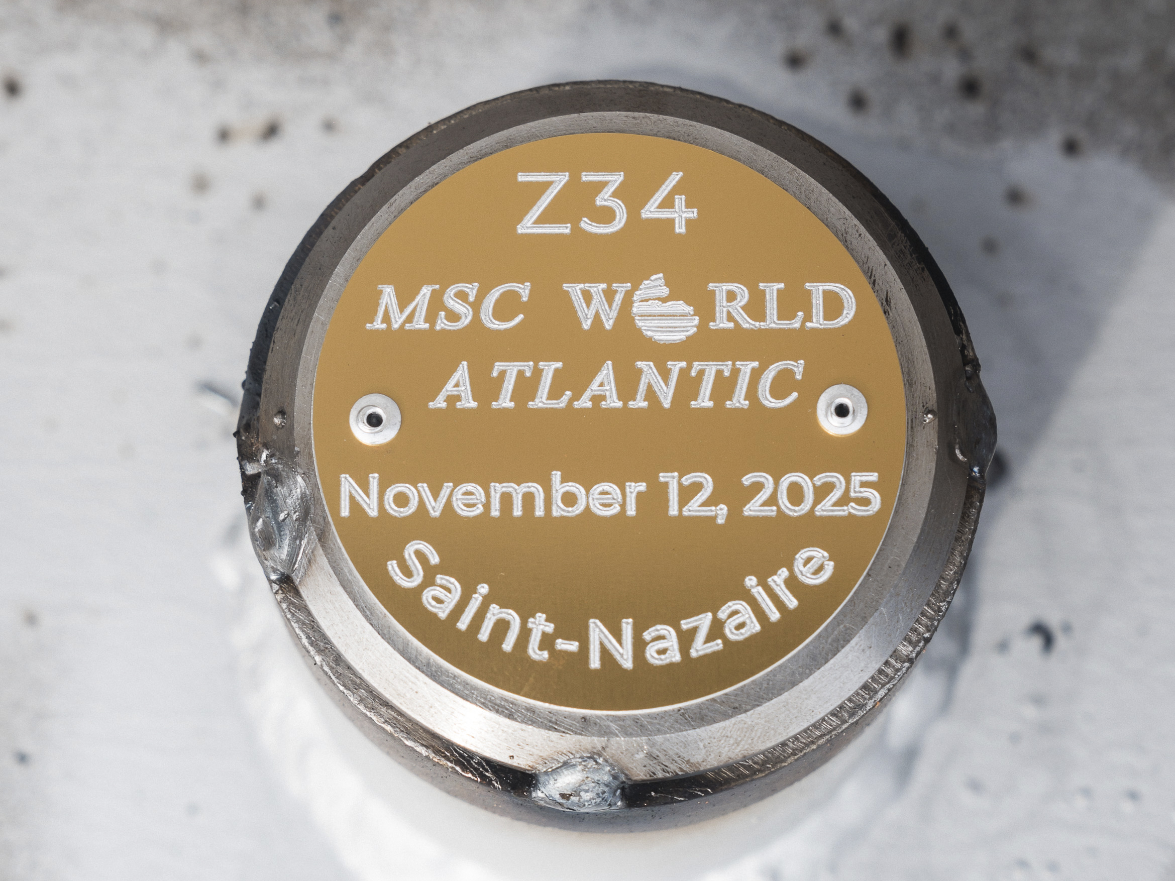 La moneta di MSC World Atlantic